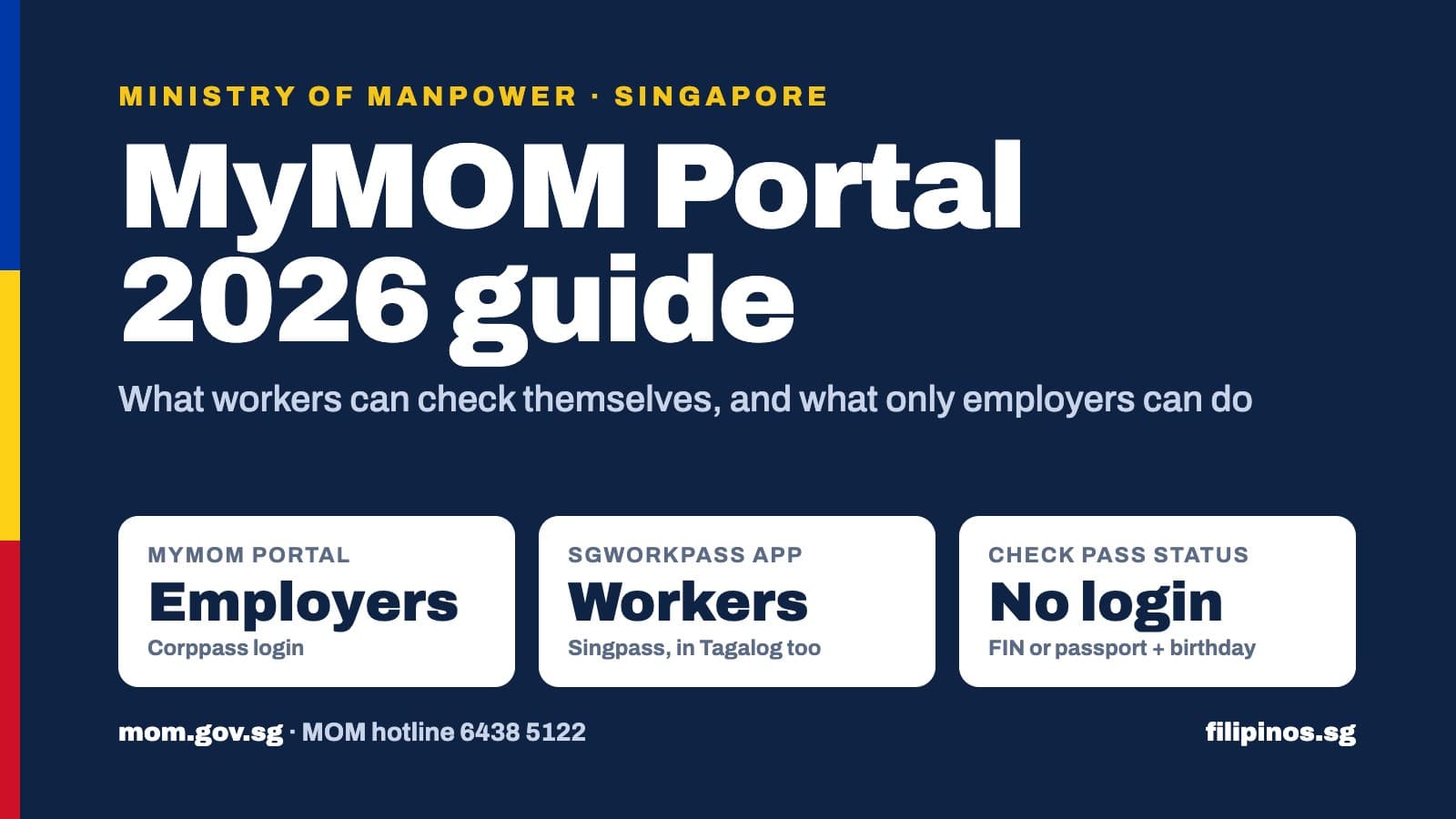 MyMOM Portal 2026: A Guide for Filipino Workers in Singapore