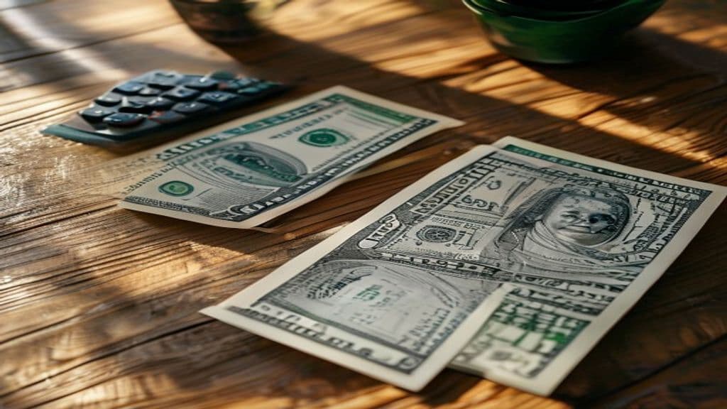 Singapore dollar and Philippine peso notes on a wooden desk, editorial scene-setter for PH bank account decisions