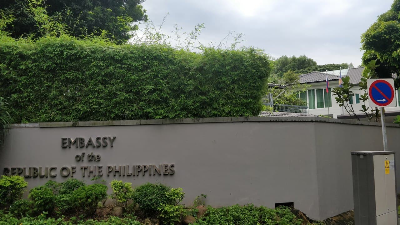 Chancery of the Embassy of the Philippines in Singapore — the building that hosts MWO, OWWA, and consular services